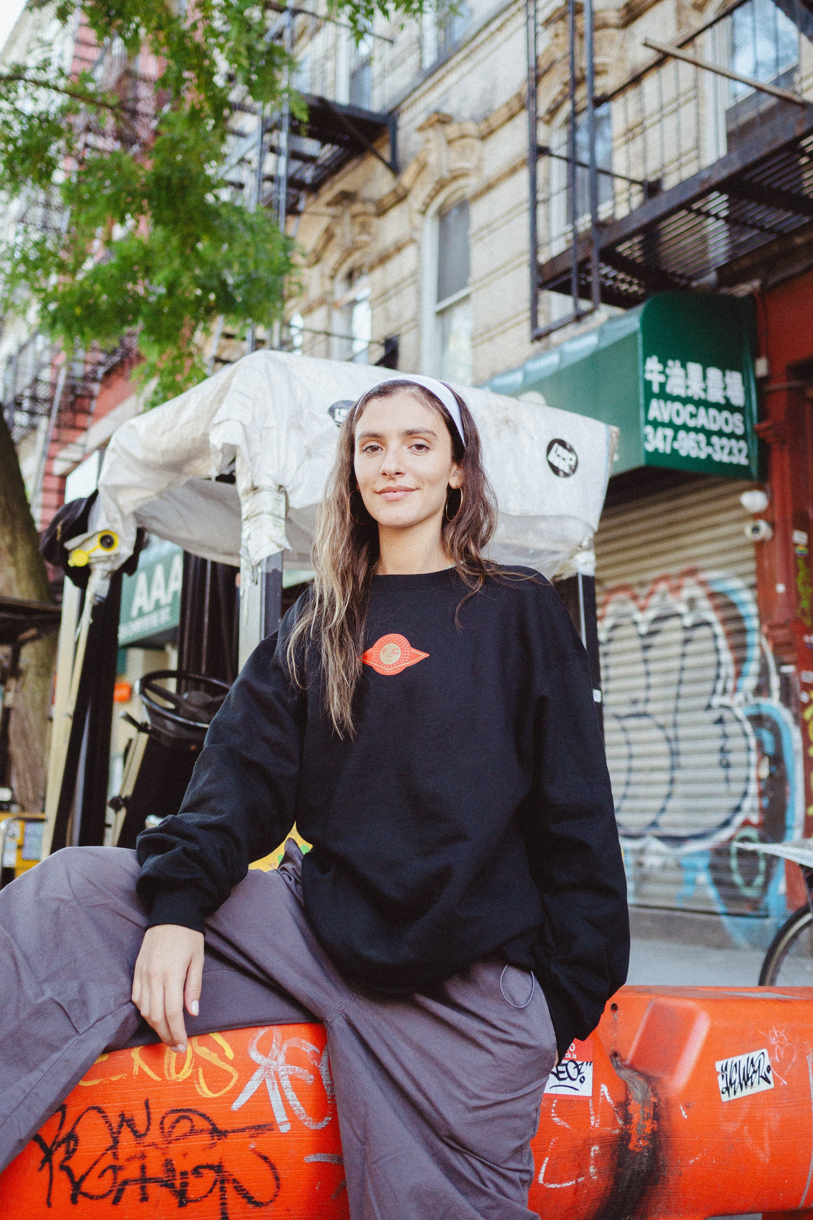 STAFF CREWNECK - BLACK (AW23)