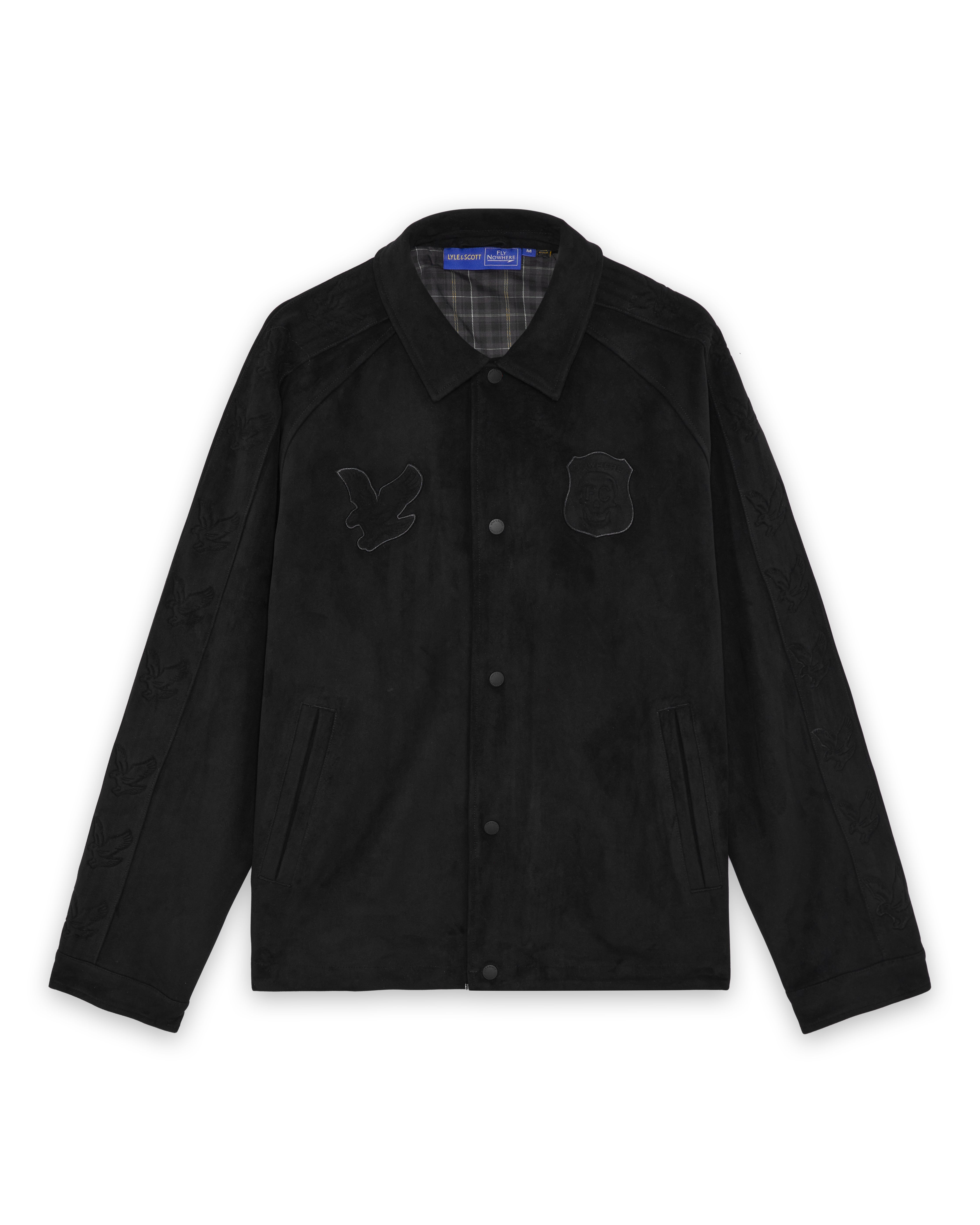Nowhere FC by Lyle & Scott  Coach Jacket Faded Black