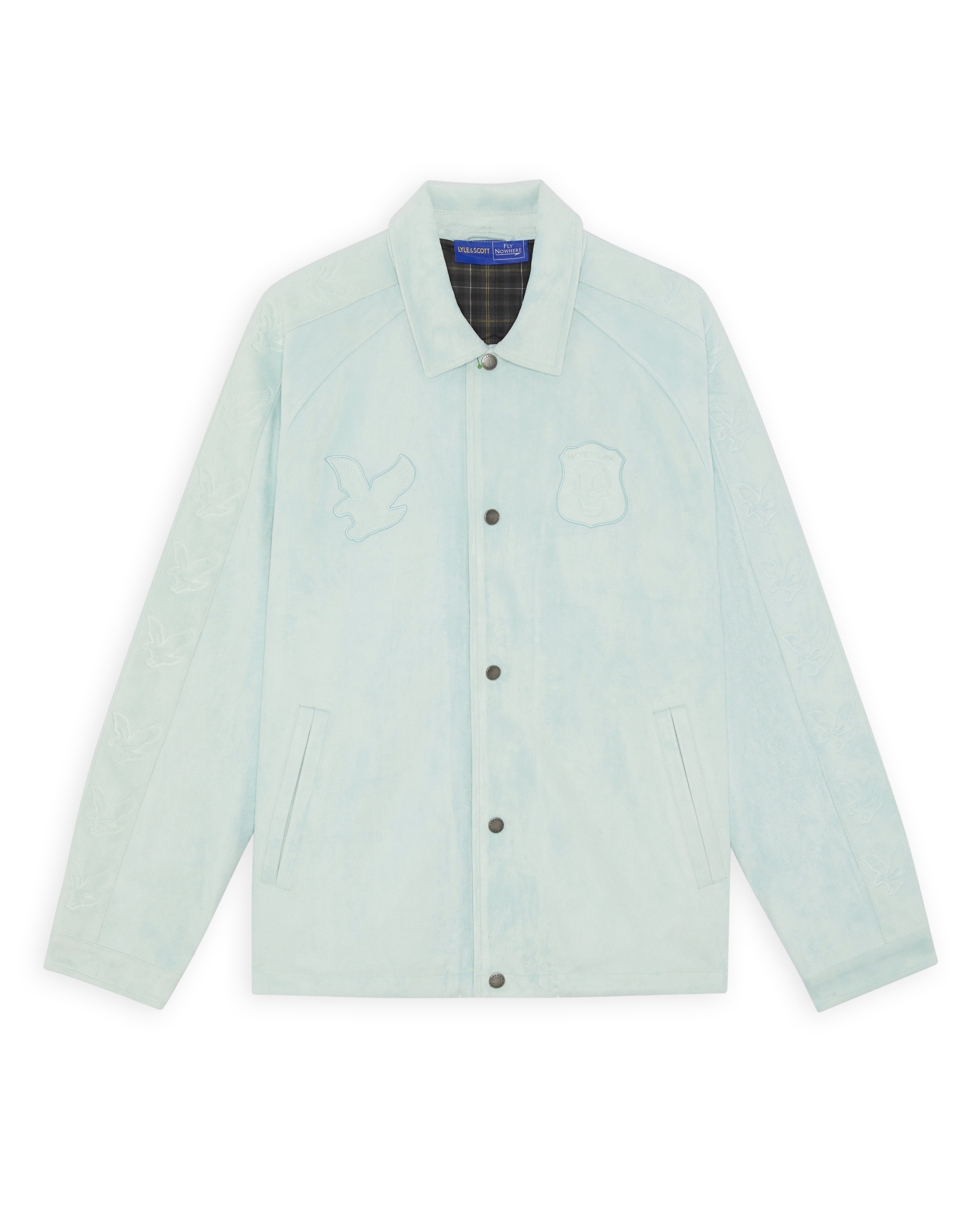 Nowhere FC by Lyle & Scott  Coach Jacket  Iced Ashed