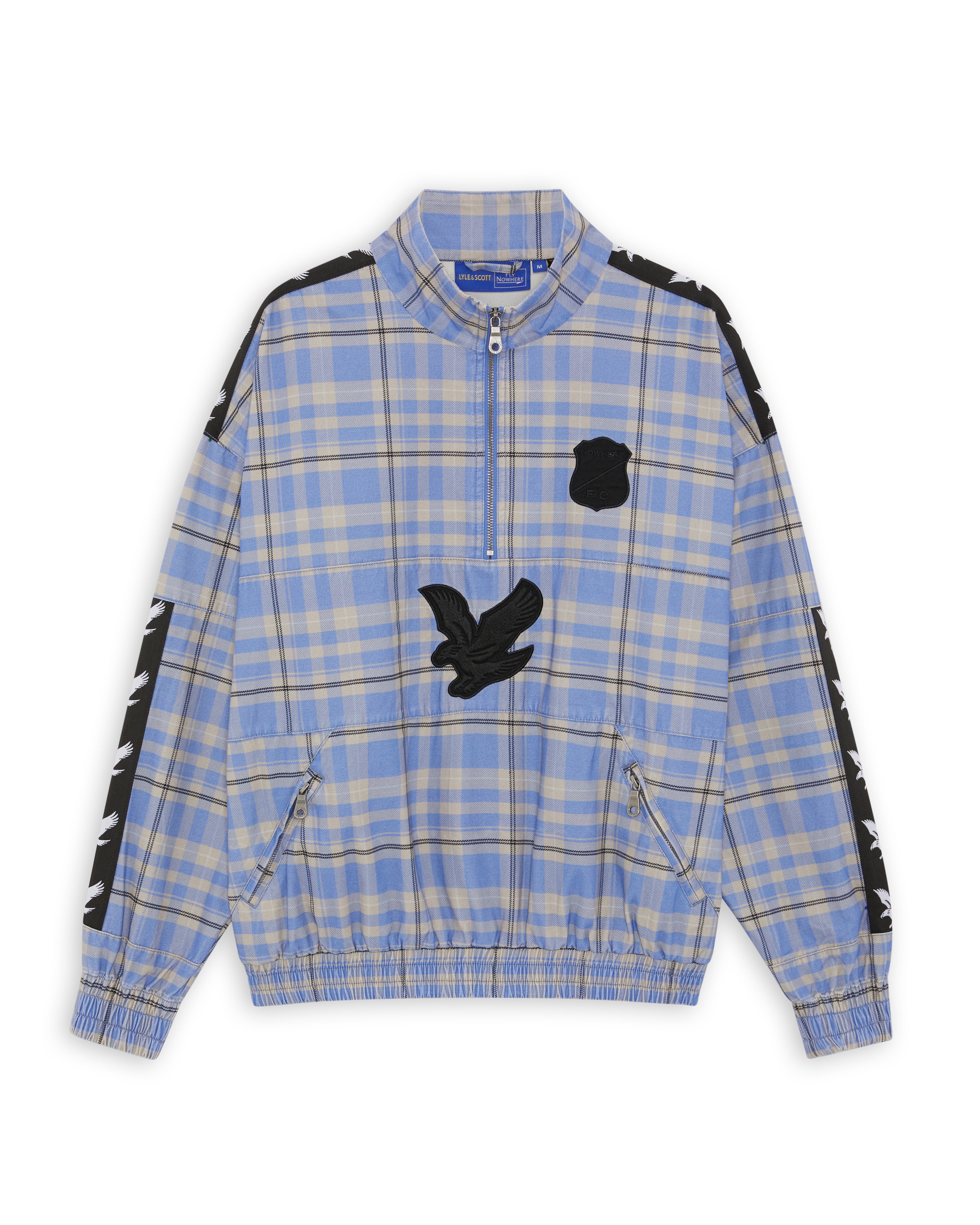 Nowhere FC by Lyle & Scott Track Jacket Bonnet Blue