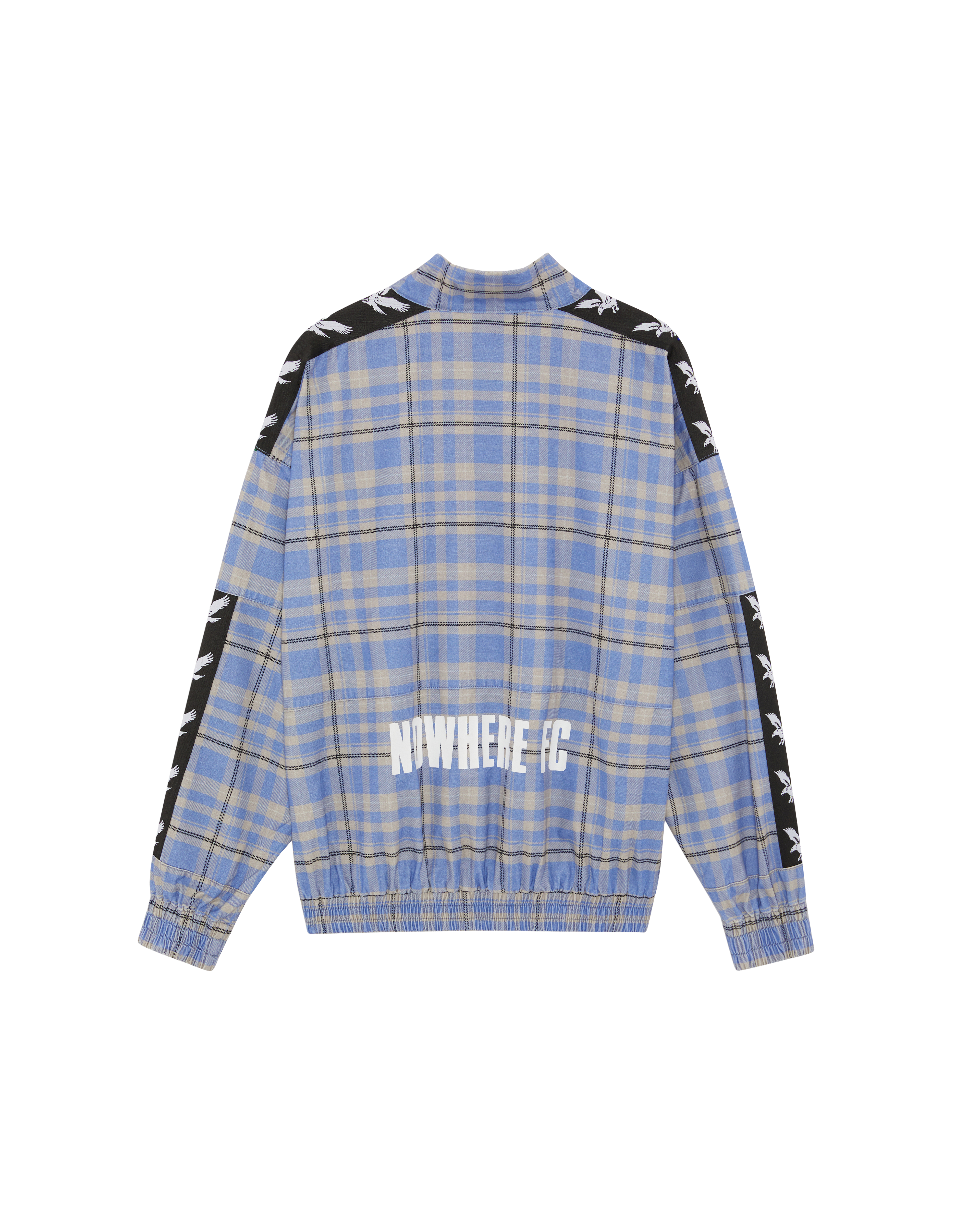 Lyle & Scott Nowhere FC Drill Jacket - Blue Tartan