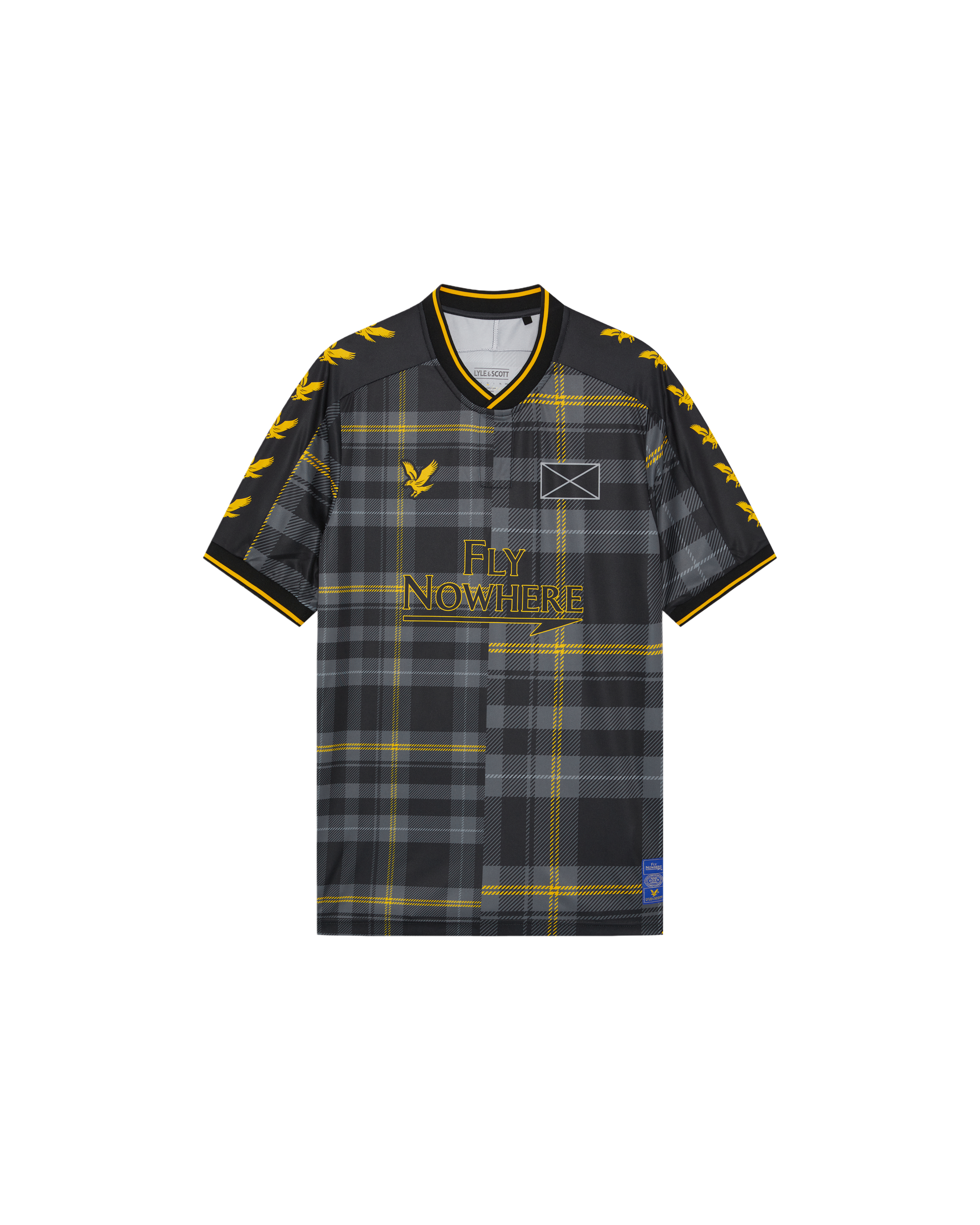 Fly Nowhere + Lyle & Scott Mercatino Jersey, S/S Jet Black