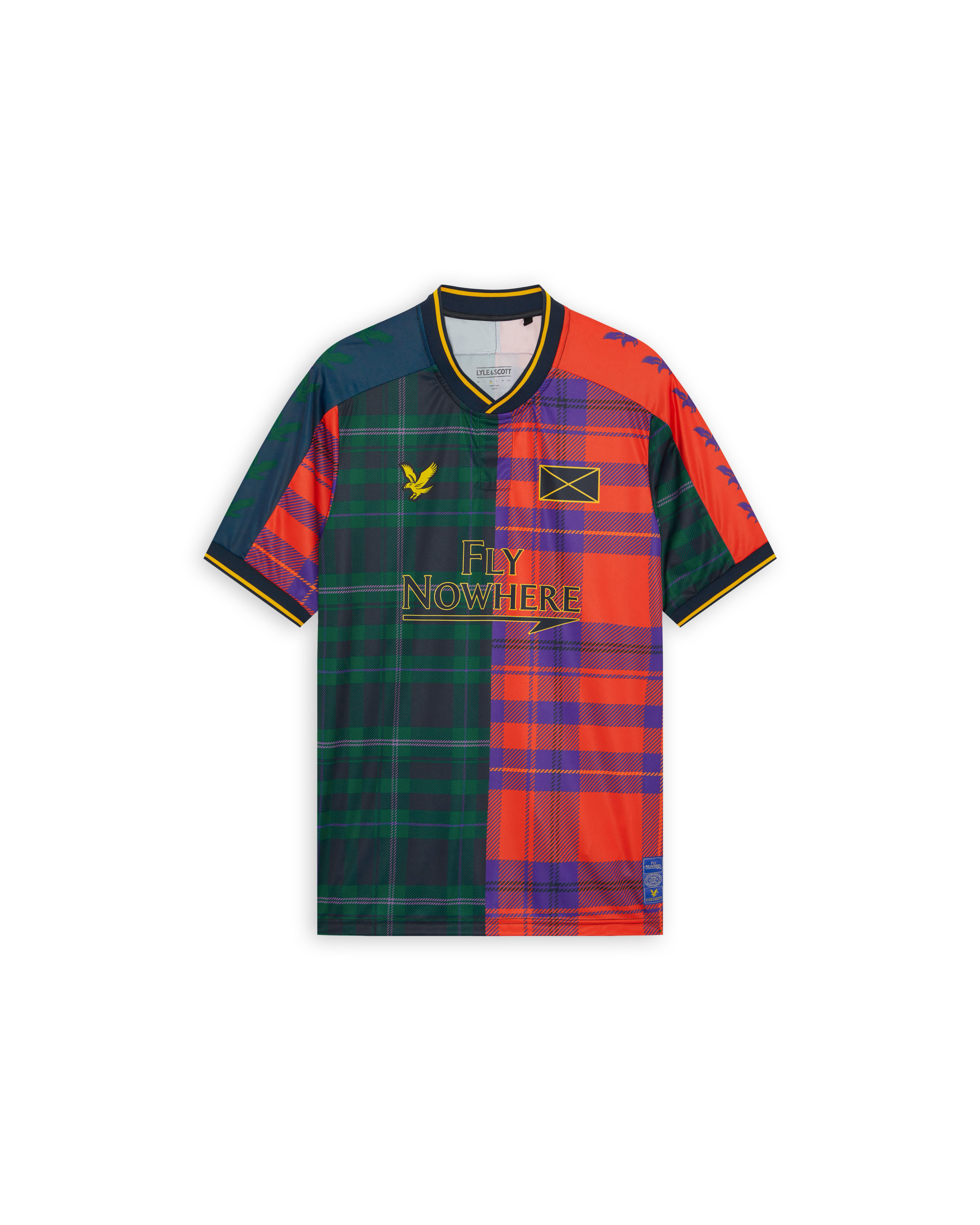 Fly Nowhere + Lyle & Scott Mercatino Jersey, S/S Neon Purple