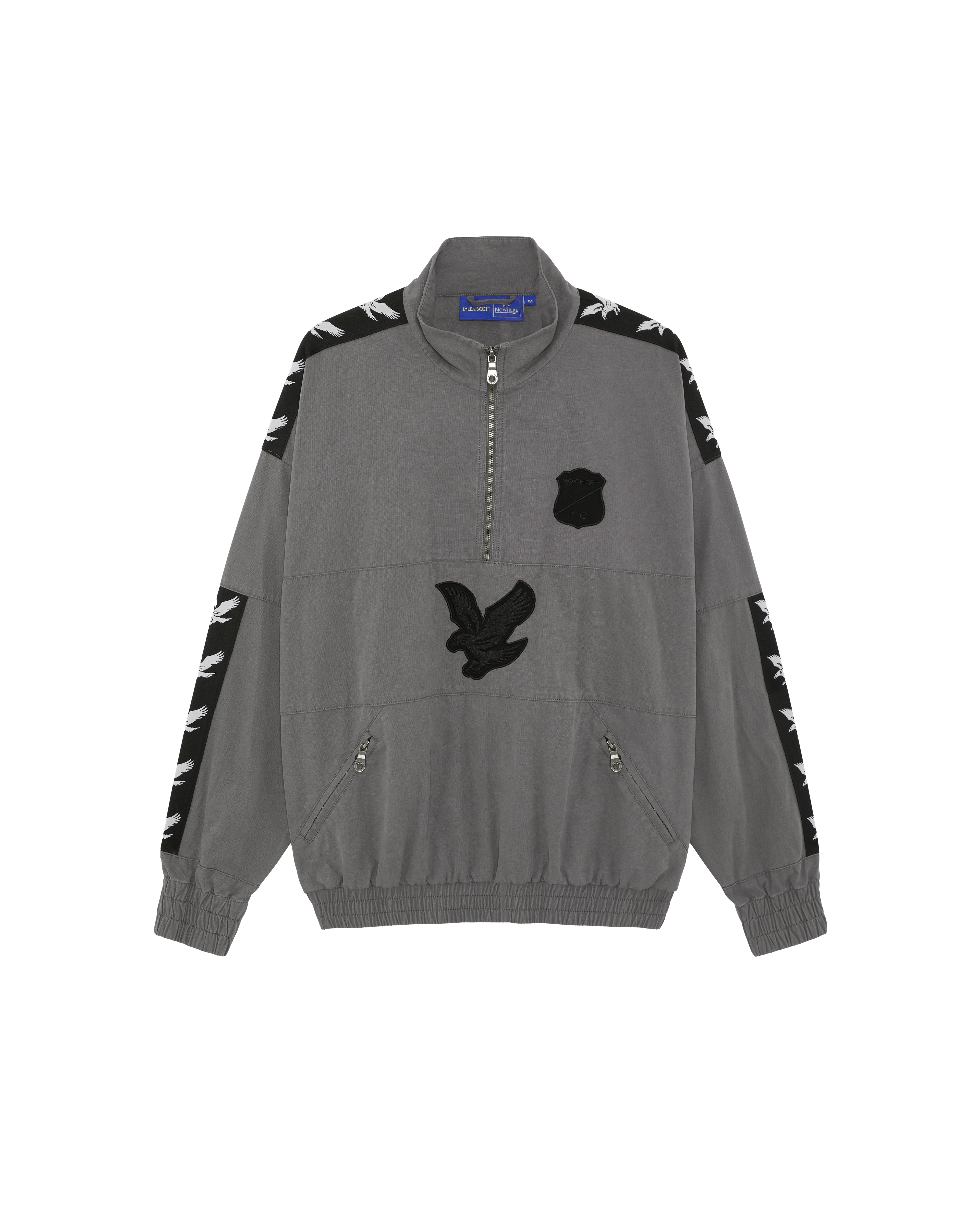 Lyle & Scott Nowhere FC Drill Jacket - Washed Grey