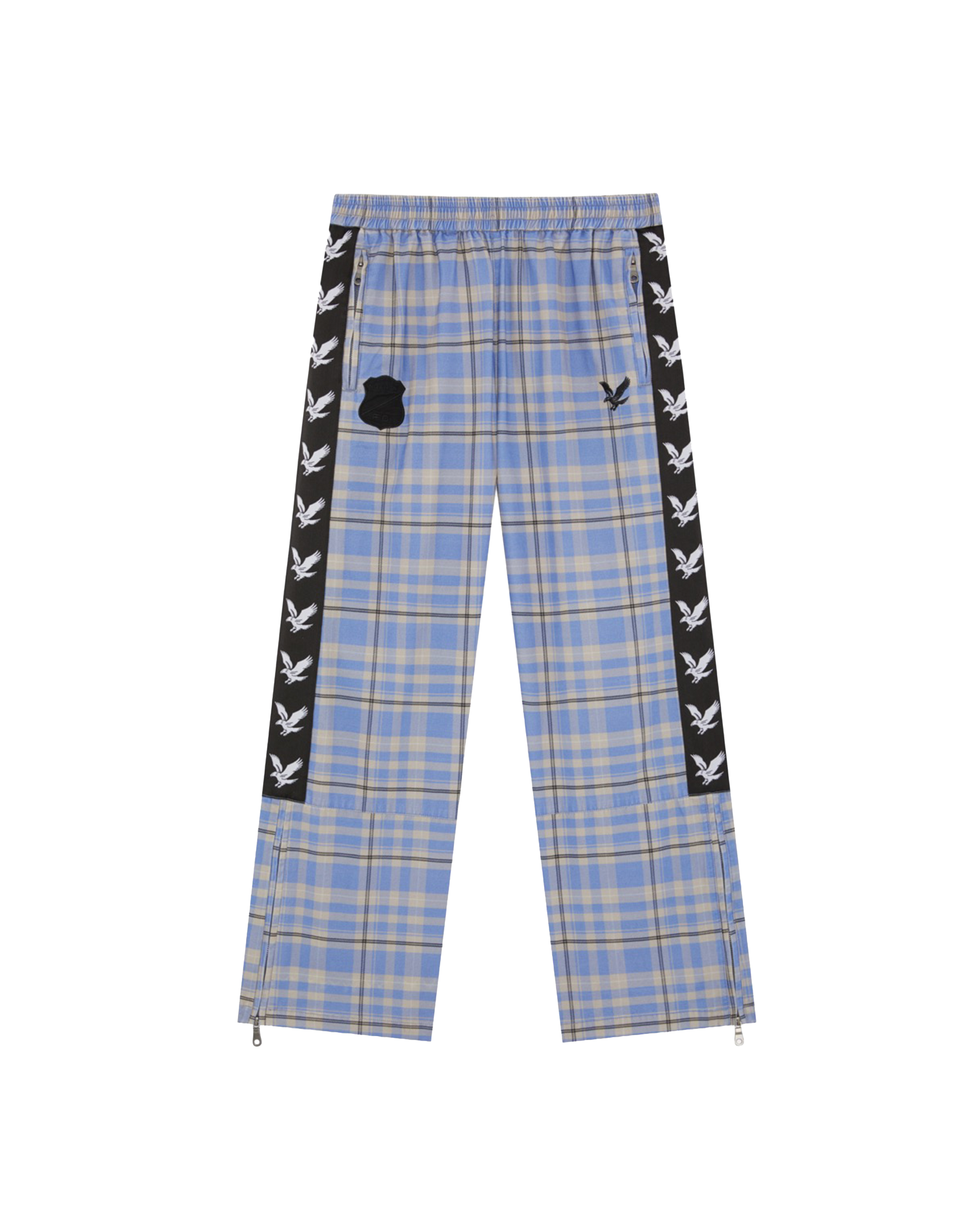 Lyle & Scott Nowhere FC Drill Pant - Blue Tartan