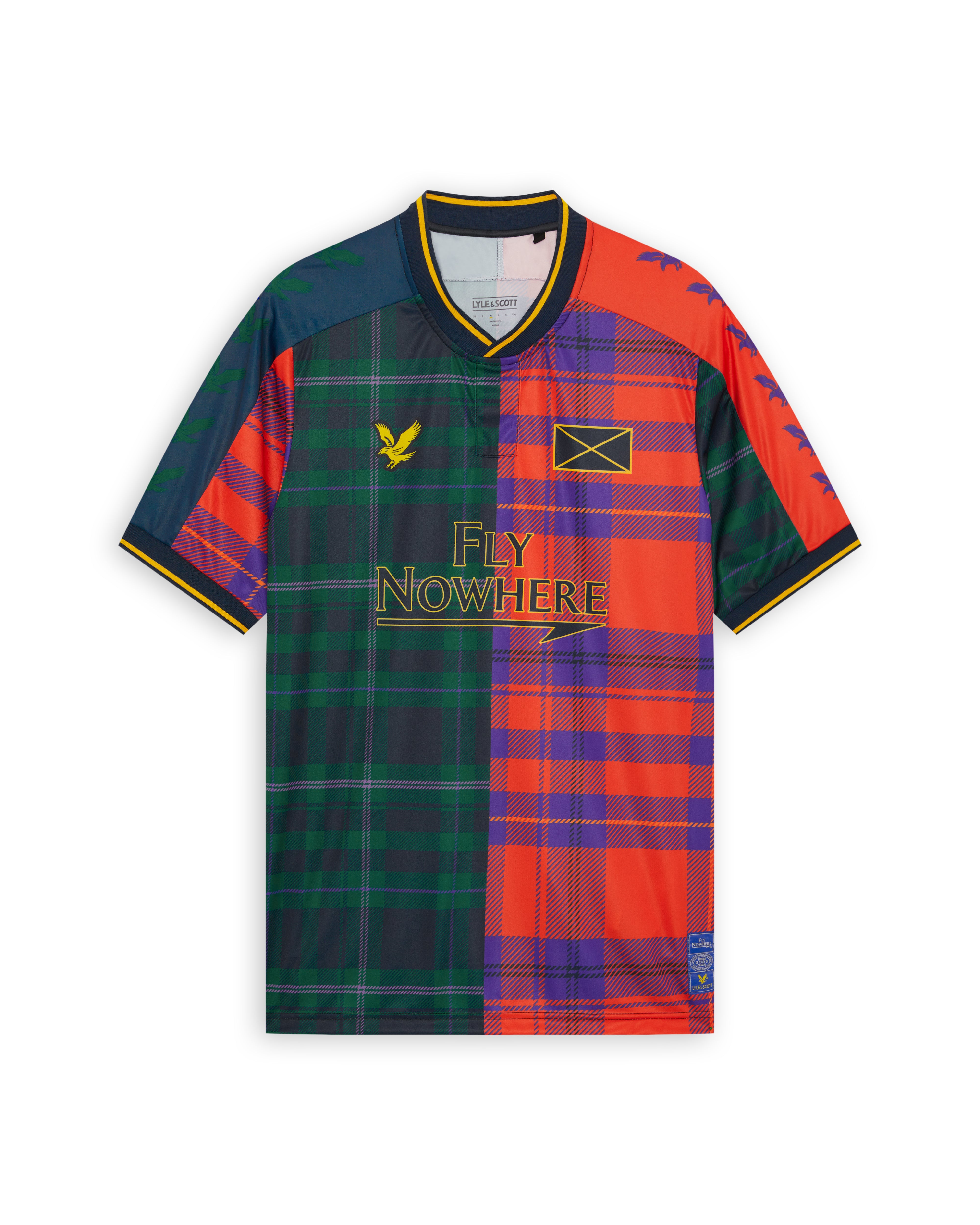 Fly Nowhere + Lyle & Scott Mercatino Jersey, S/S Neon Purple